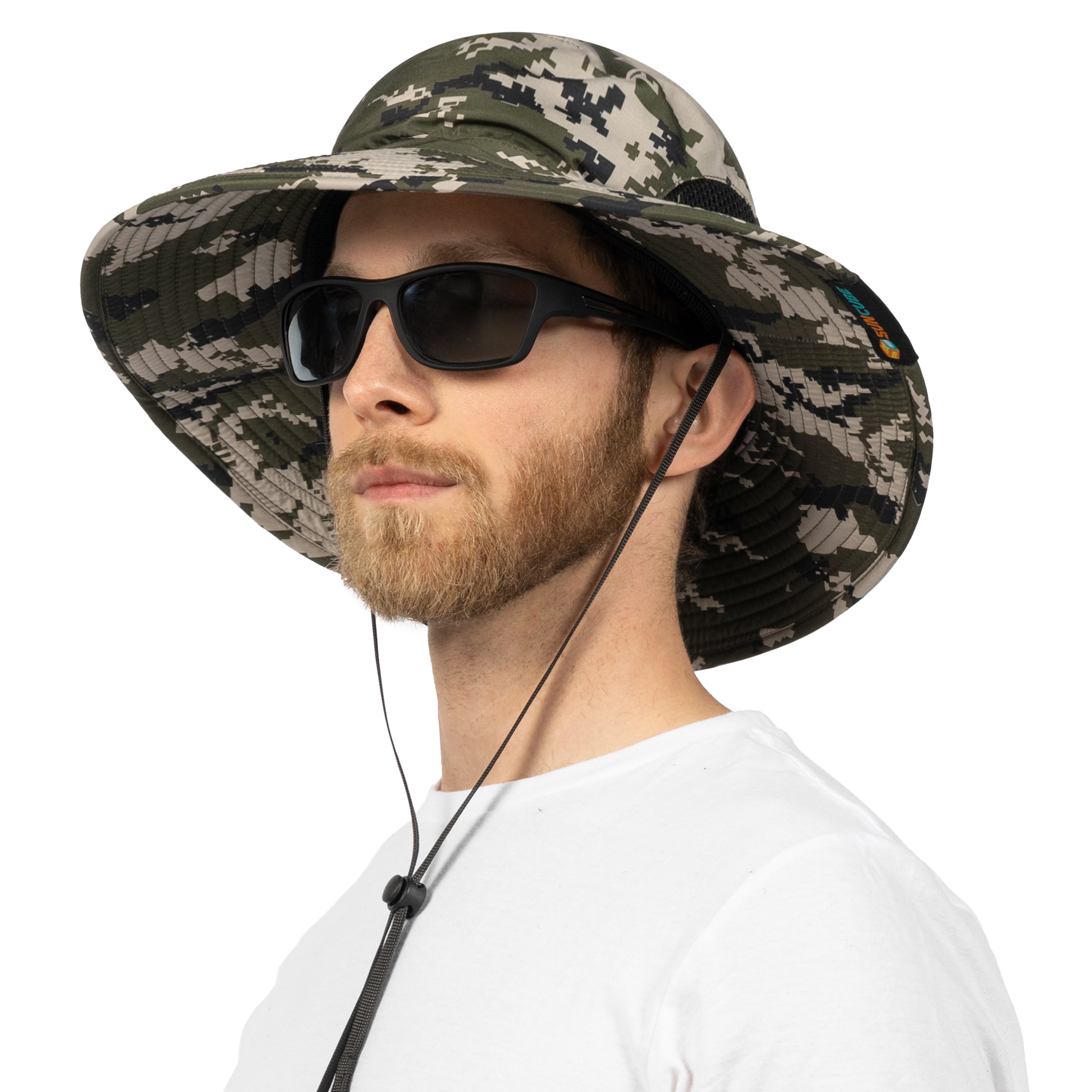 Unisex Wide Brim Sun Hat with Side Vent