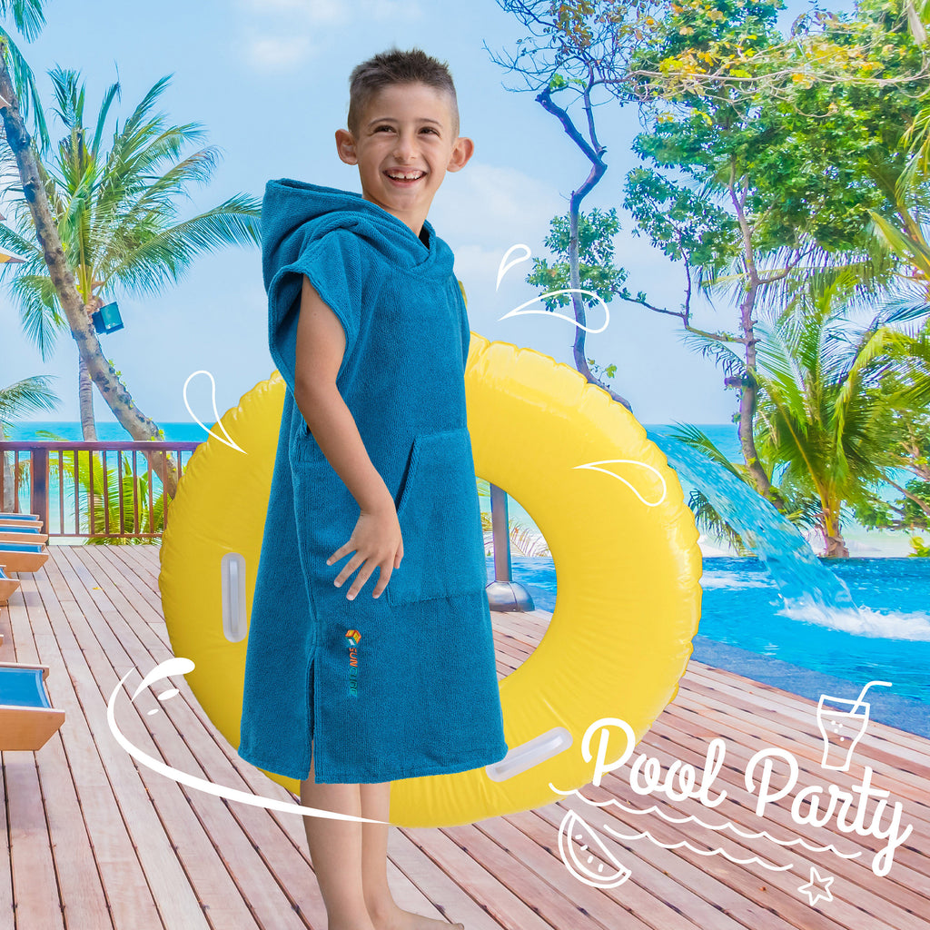 Surf Poncho Changing Robe with Hood - Kids / Teen