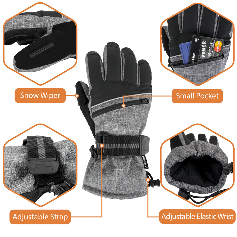 Premium 3M Thinsulate Unisex Waterproof Snow Gloves