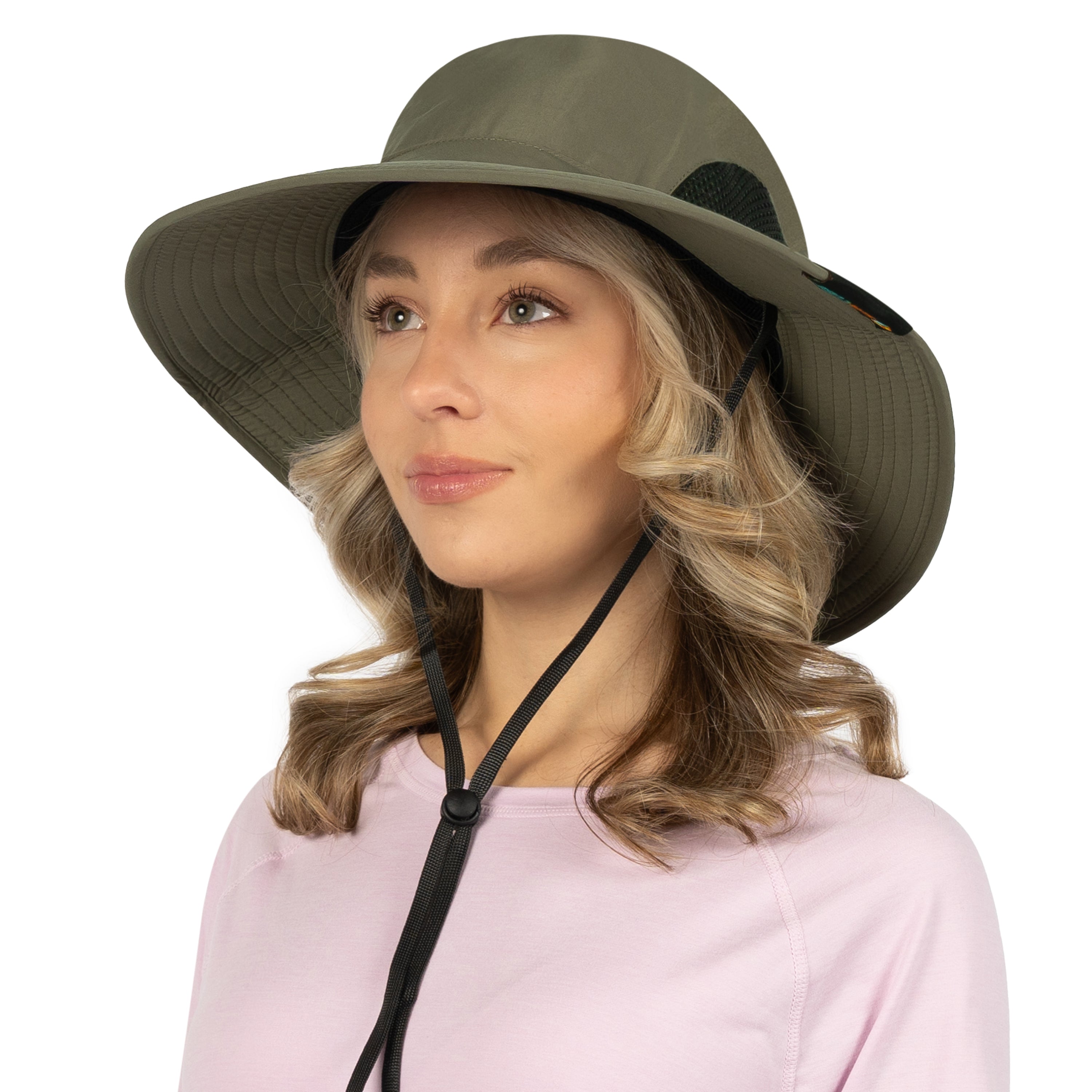 Unisex Wide Brim Sun Hat with Side Vent