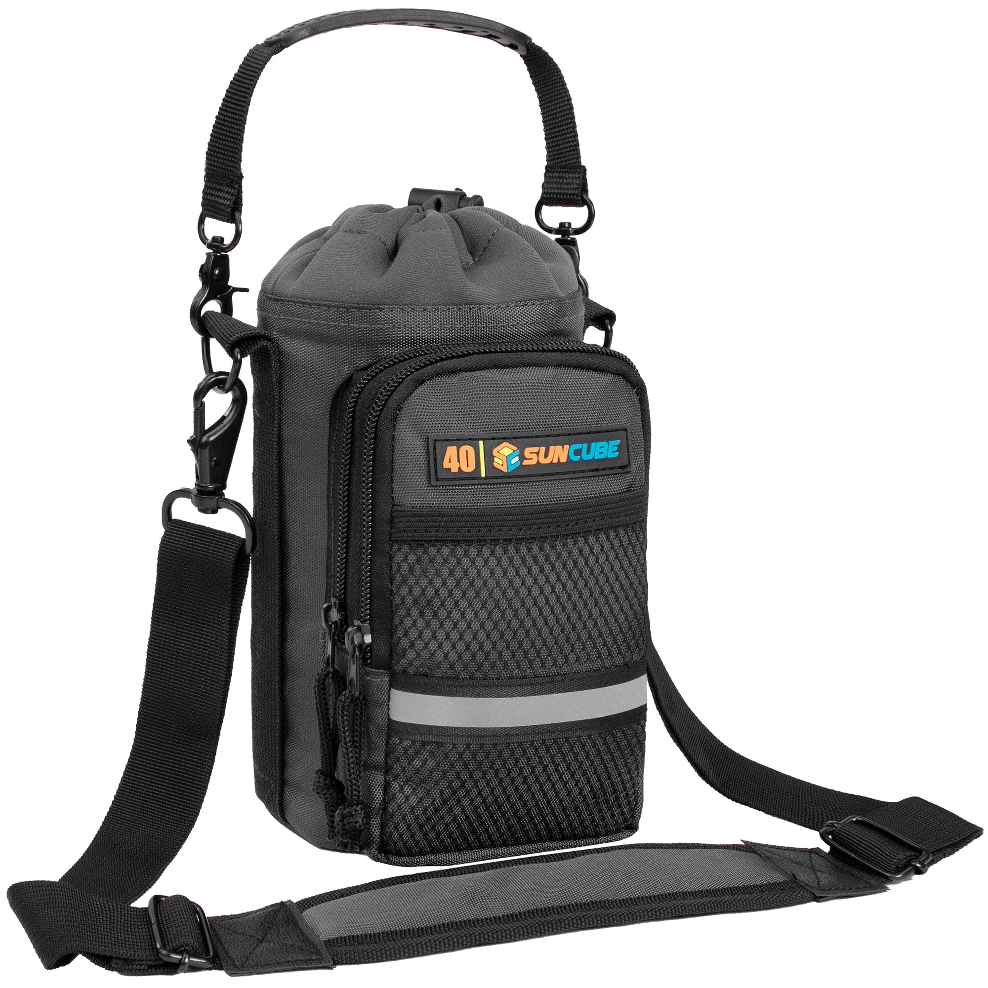 Insulated Water Bottle Carrier with Strap