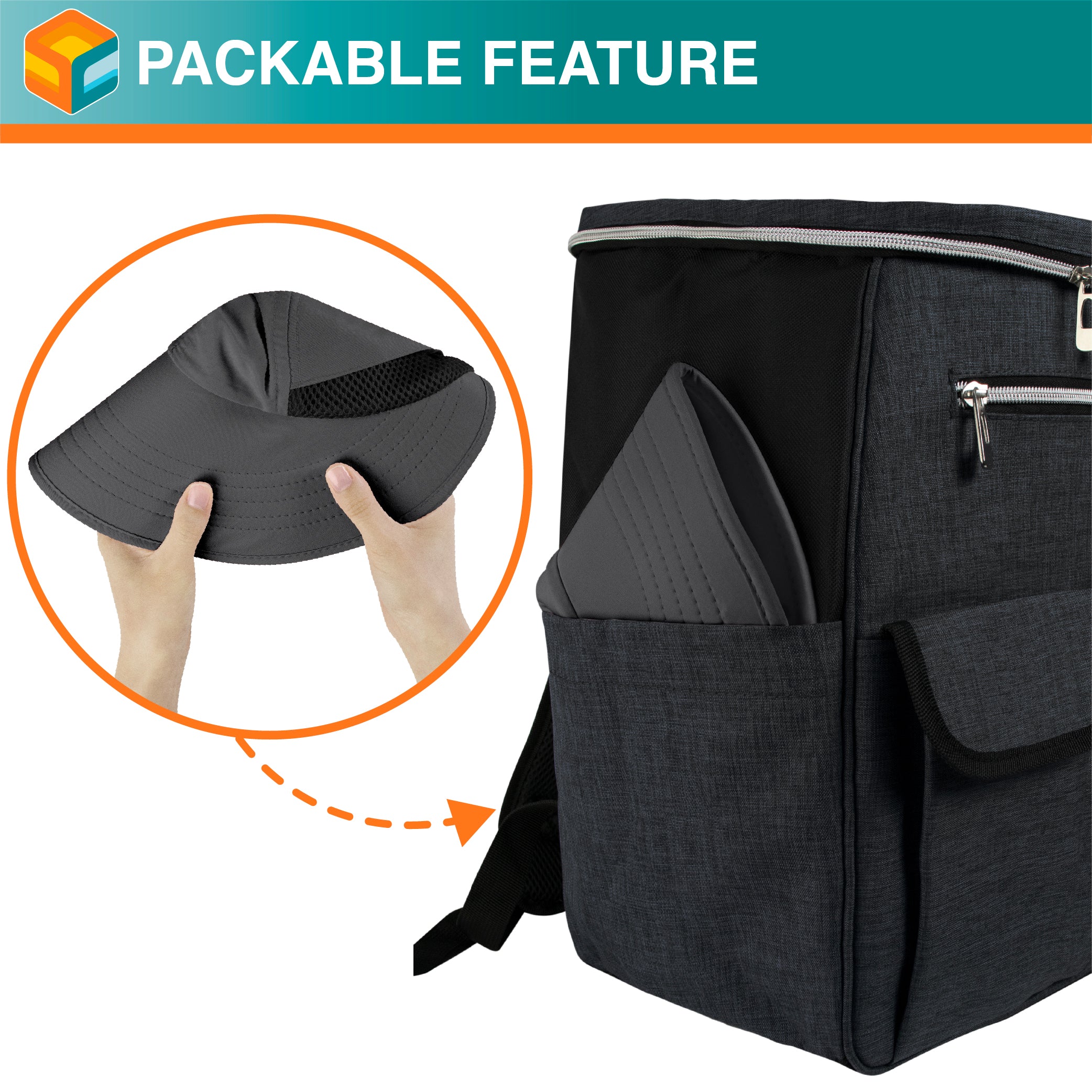 Womens Sun Hat with Neck Flap