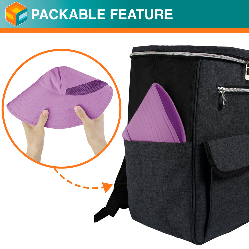 Womens Sun Hat with Neck Flap