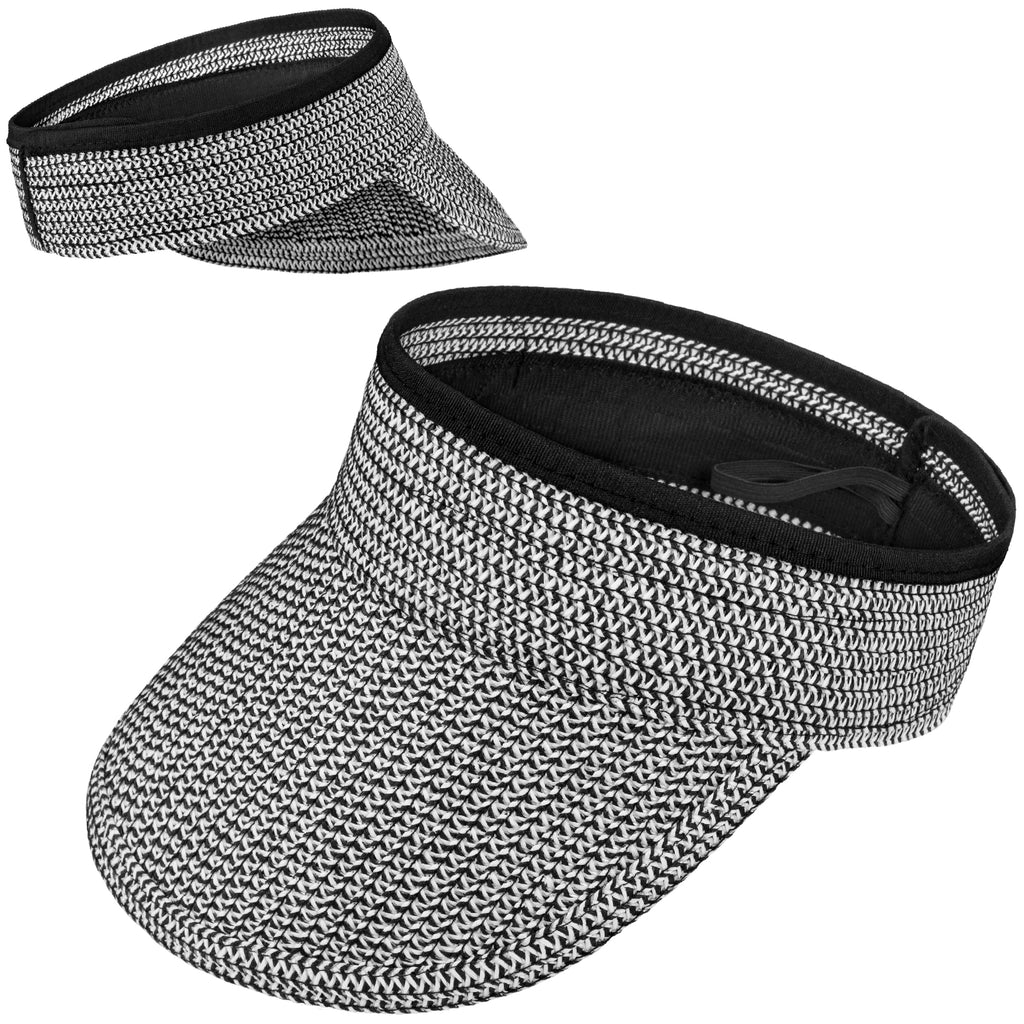 Womens Classic Straw Visor Hat