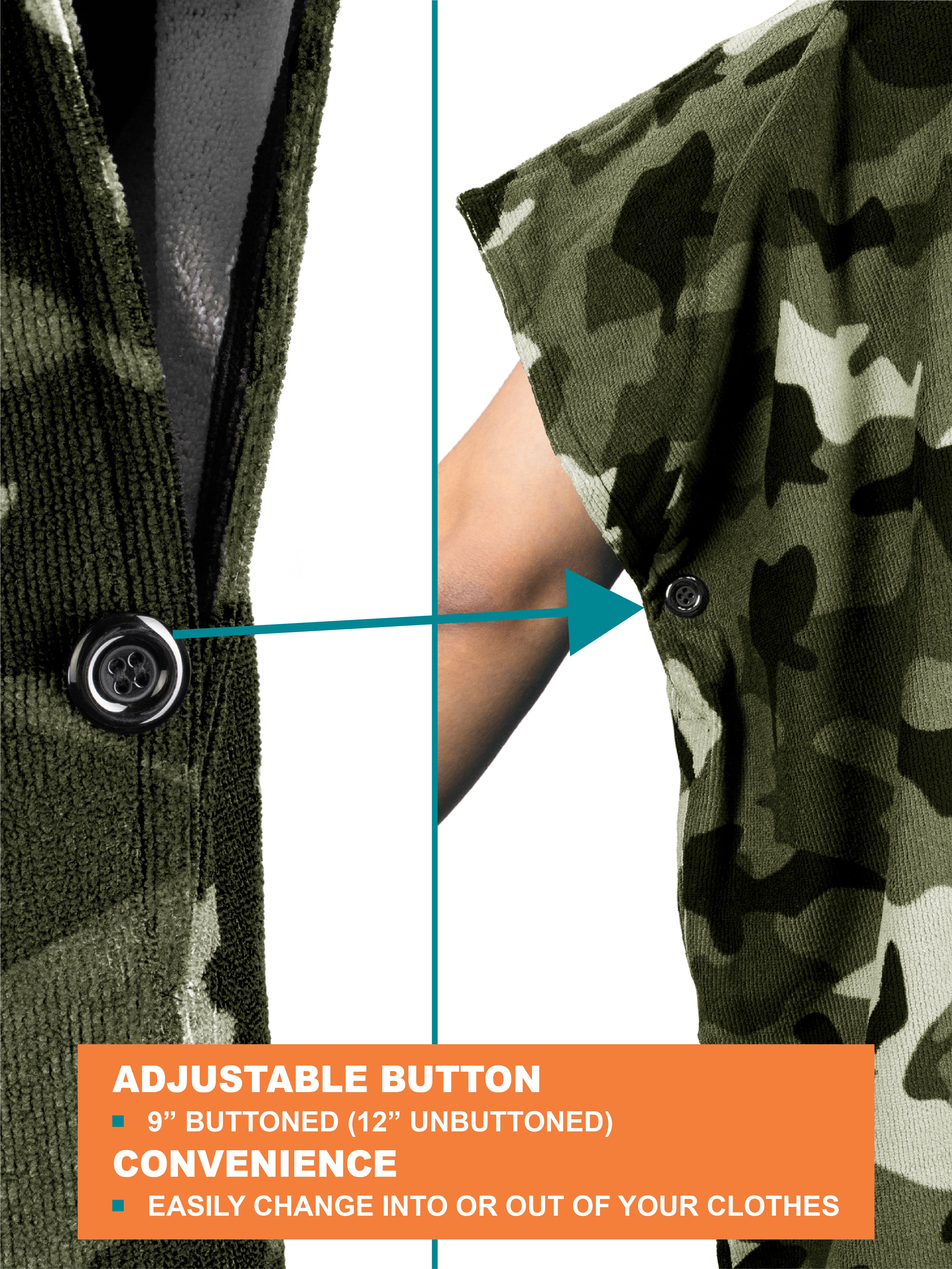 Surf Poncho Changing Robe with Hood - Adults