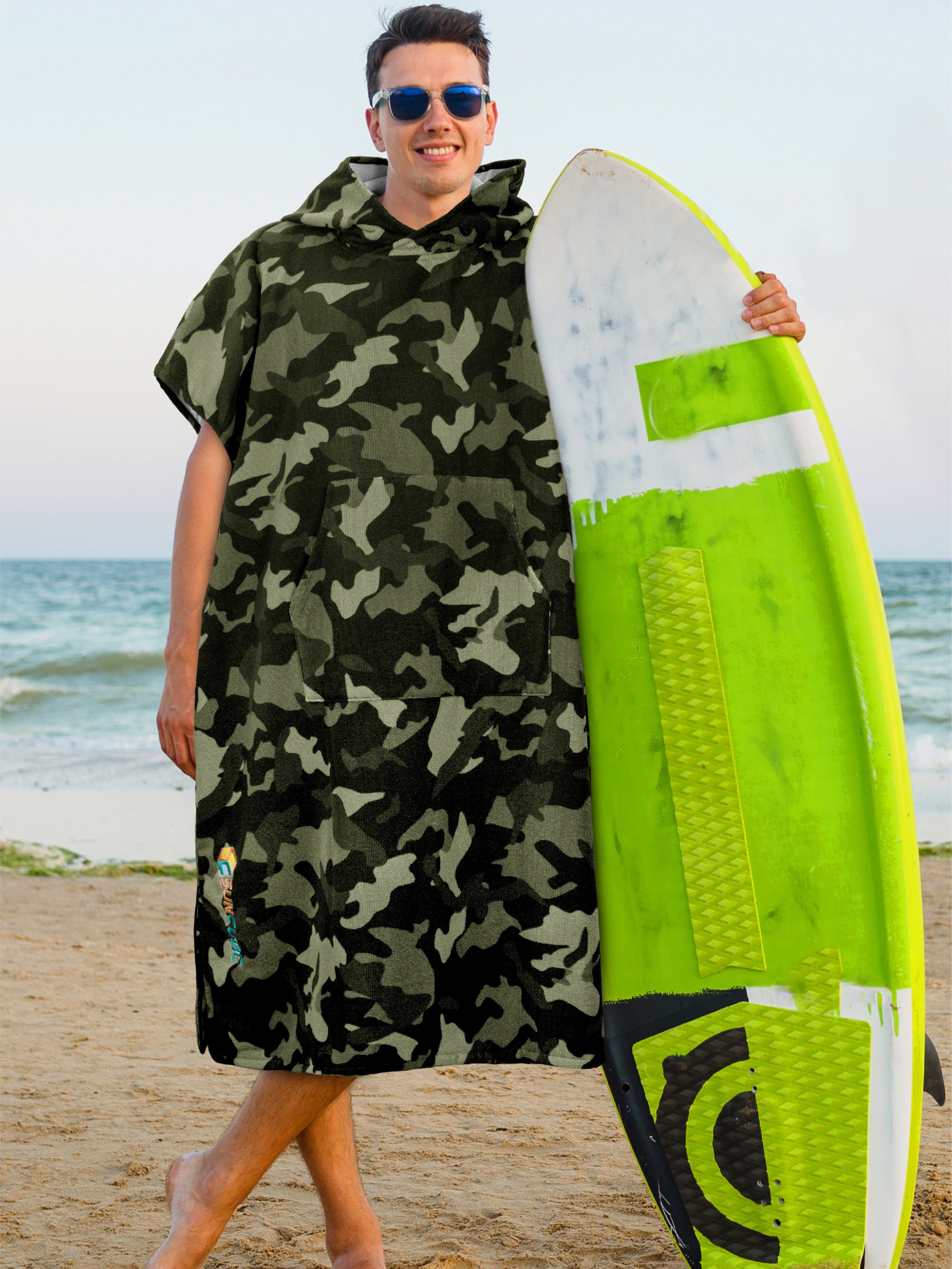 Surf Poncho Changing Robe with Hood - Adults