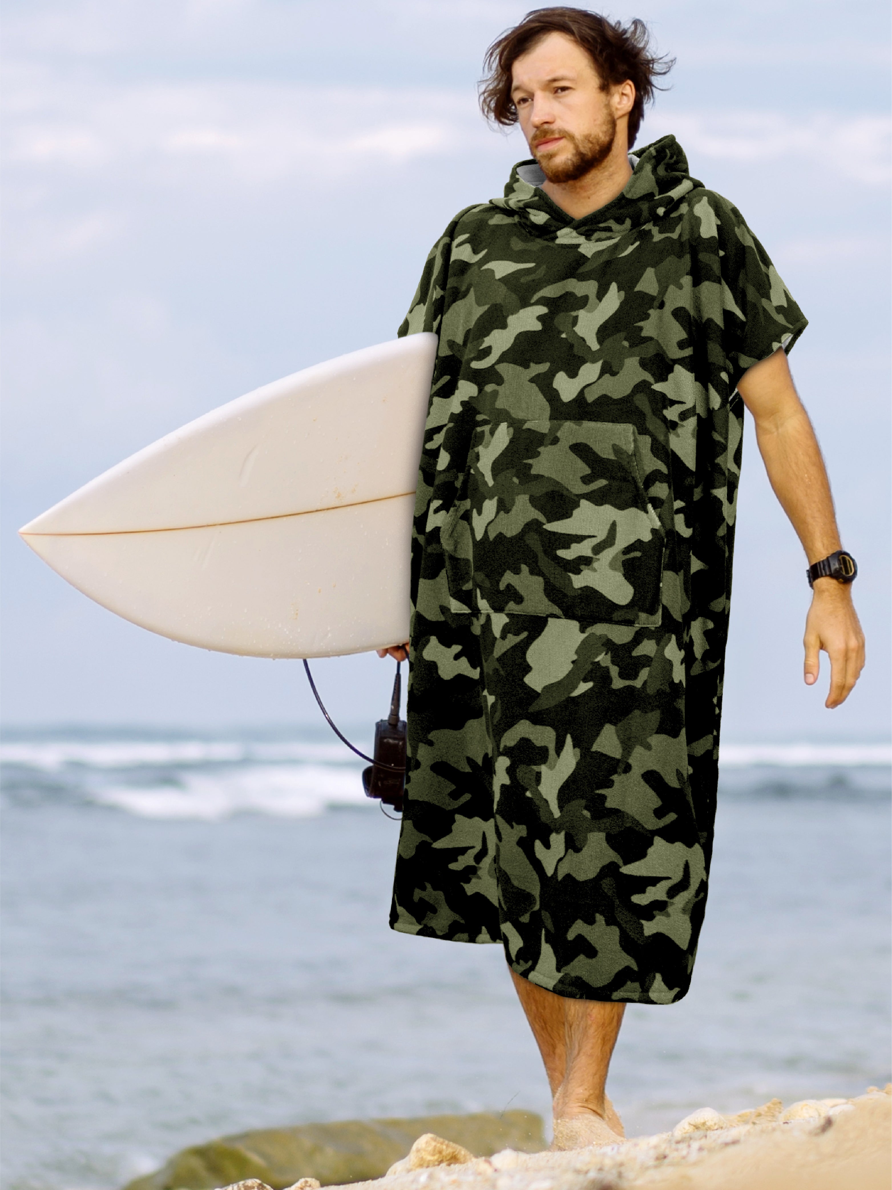 Surf Poncho Changing Robe with Hood - Adults