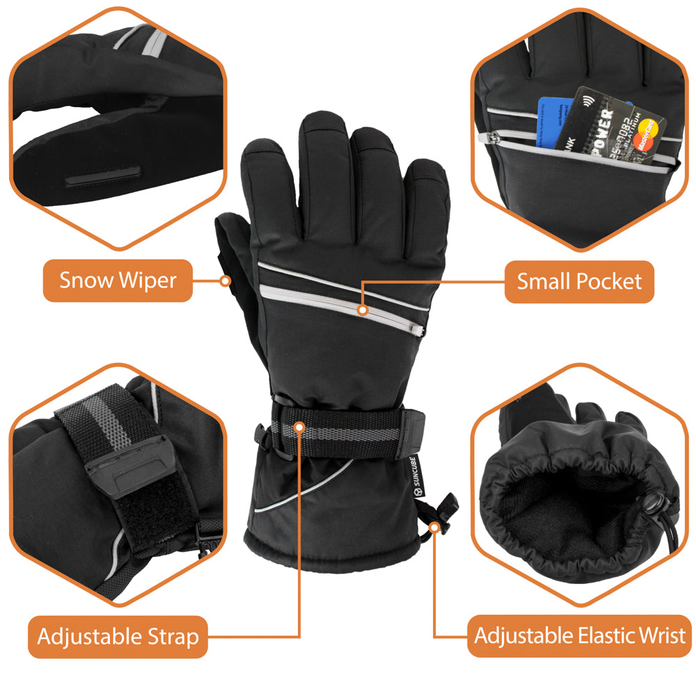 Premium 3M Thinsulate Unisex Waterproof Snow Gloves