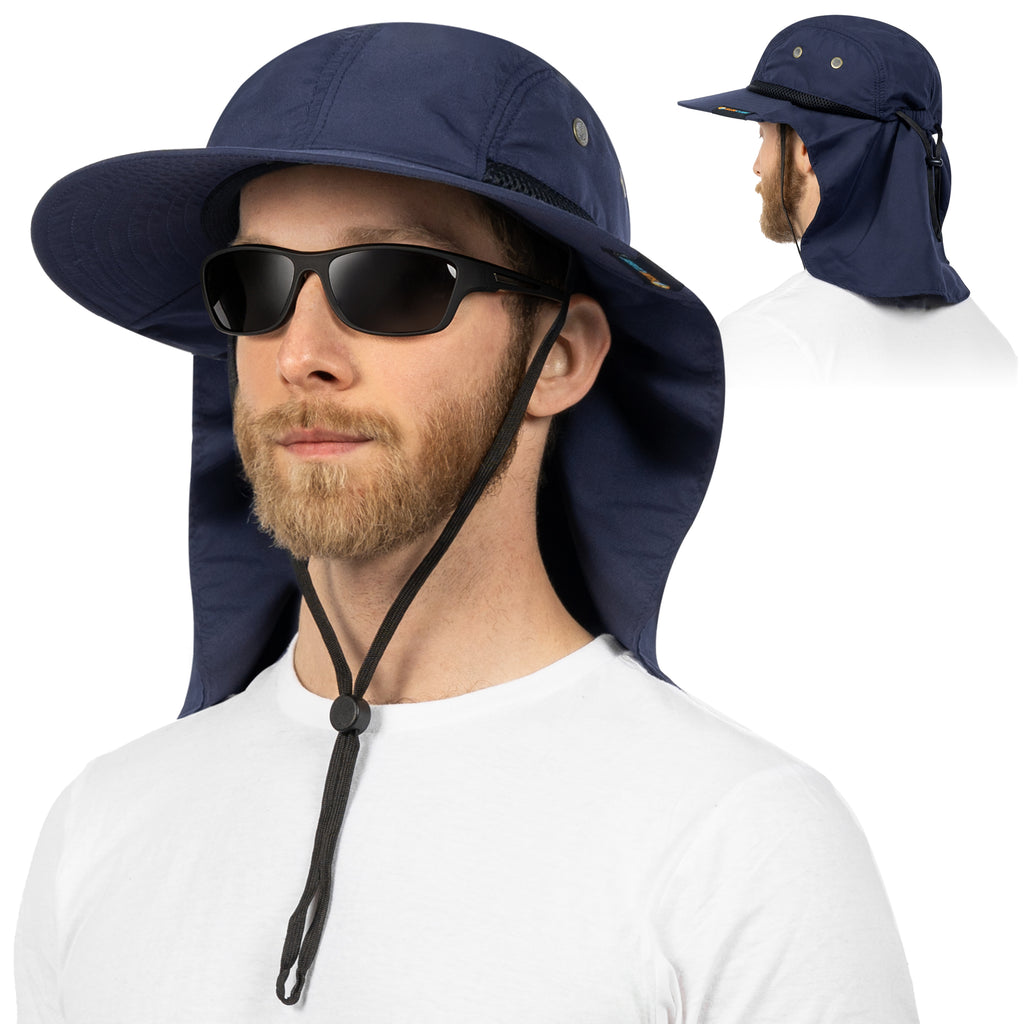 Unisex Sun Hat with Neck Flap Cover