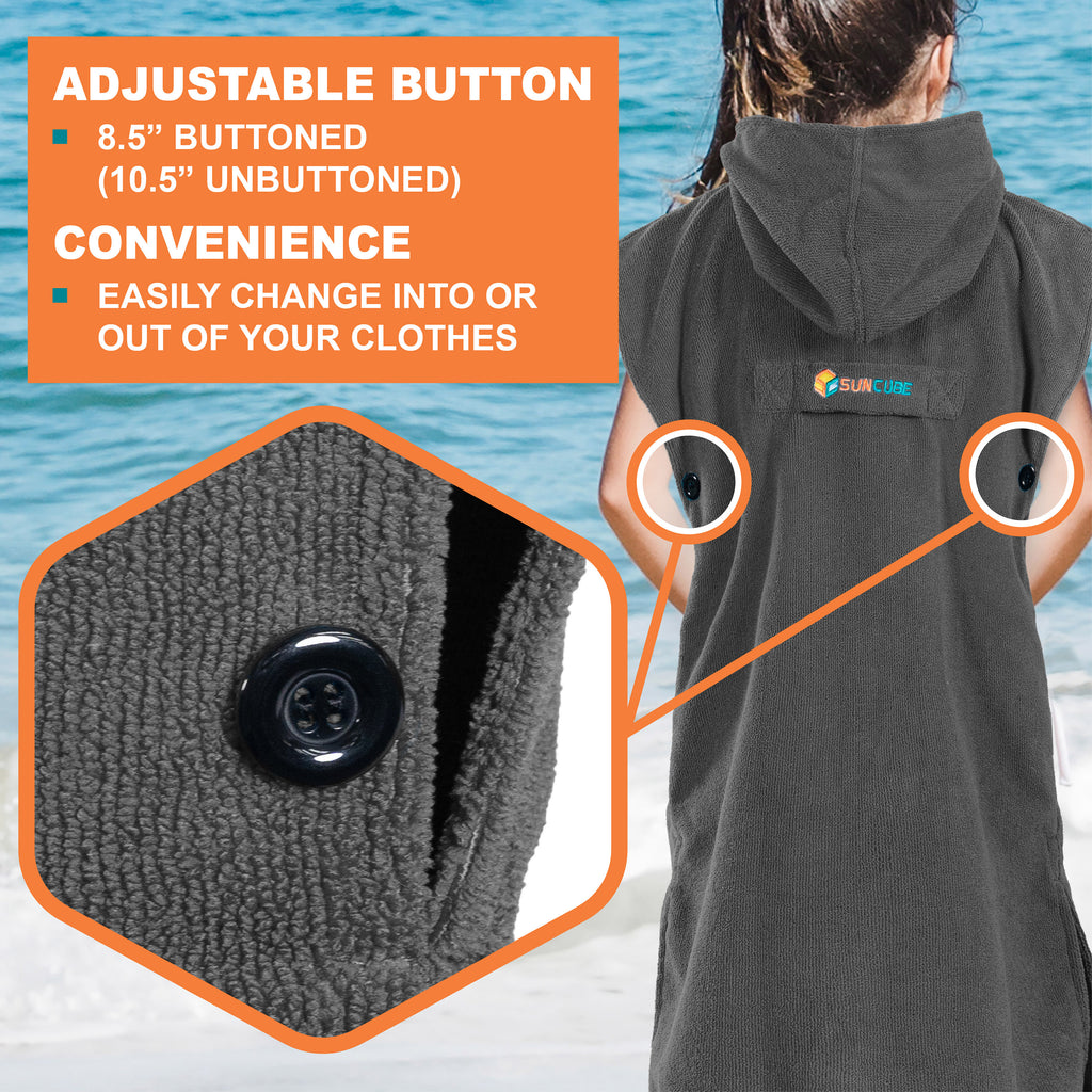 Surf Poncho Changing Robe with Hood - Kids / Teen