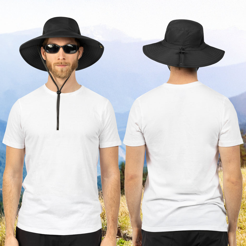 Unisex Wide Brim Sun Hat with Side Vent