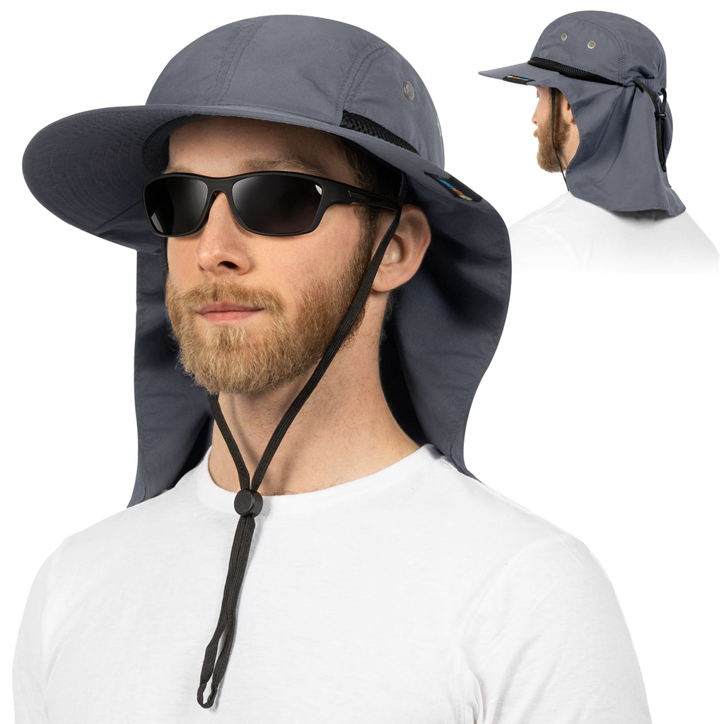 Unisex Sun Hat with Neck Flap Cover