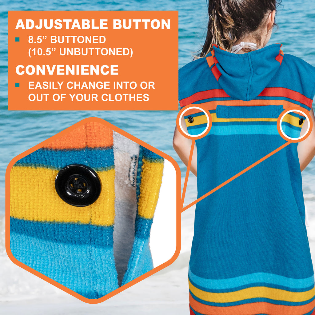 Surf Poncho Changing Robe with Hood - Kids / Teen