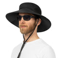 Unisex Wide Brim Sun Hat with Side Vent