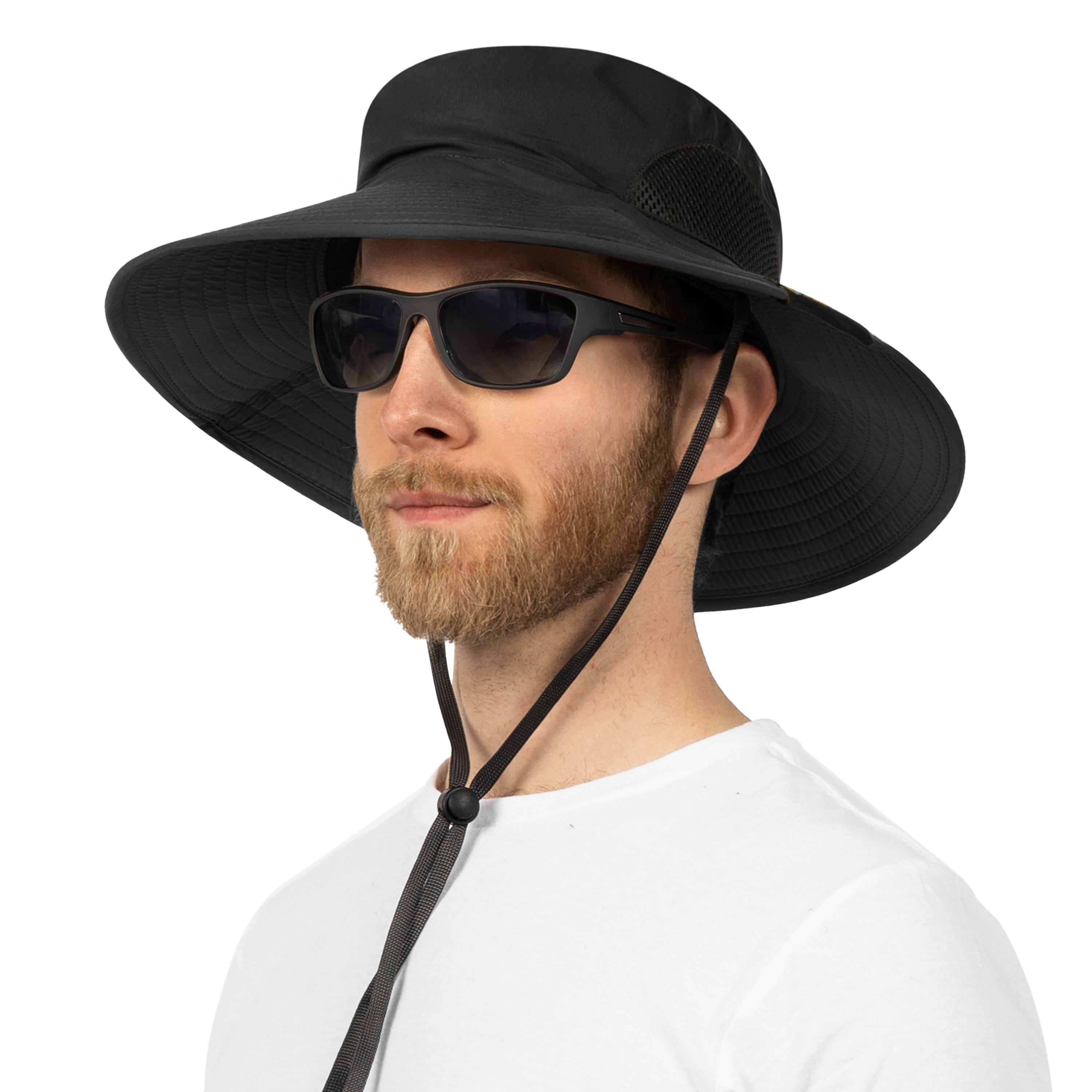 Unisex Wide Brim Sun Hat with Side Vent