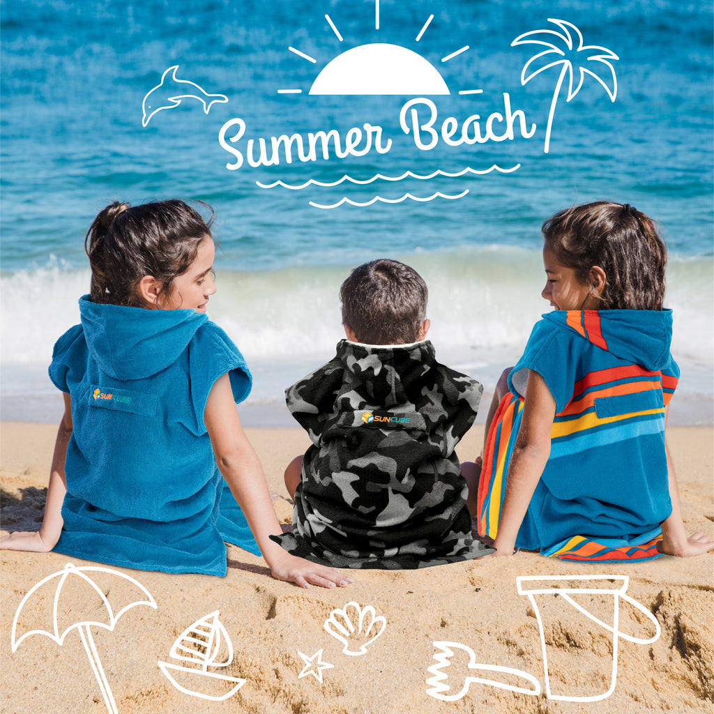 Surf Poncho Changing Robe with Hood - Kids / Teen
