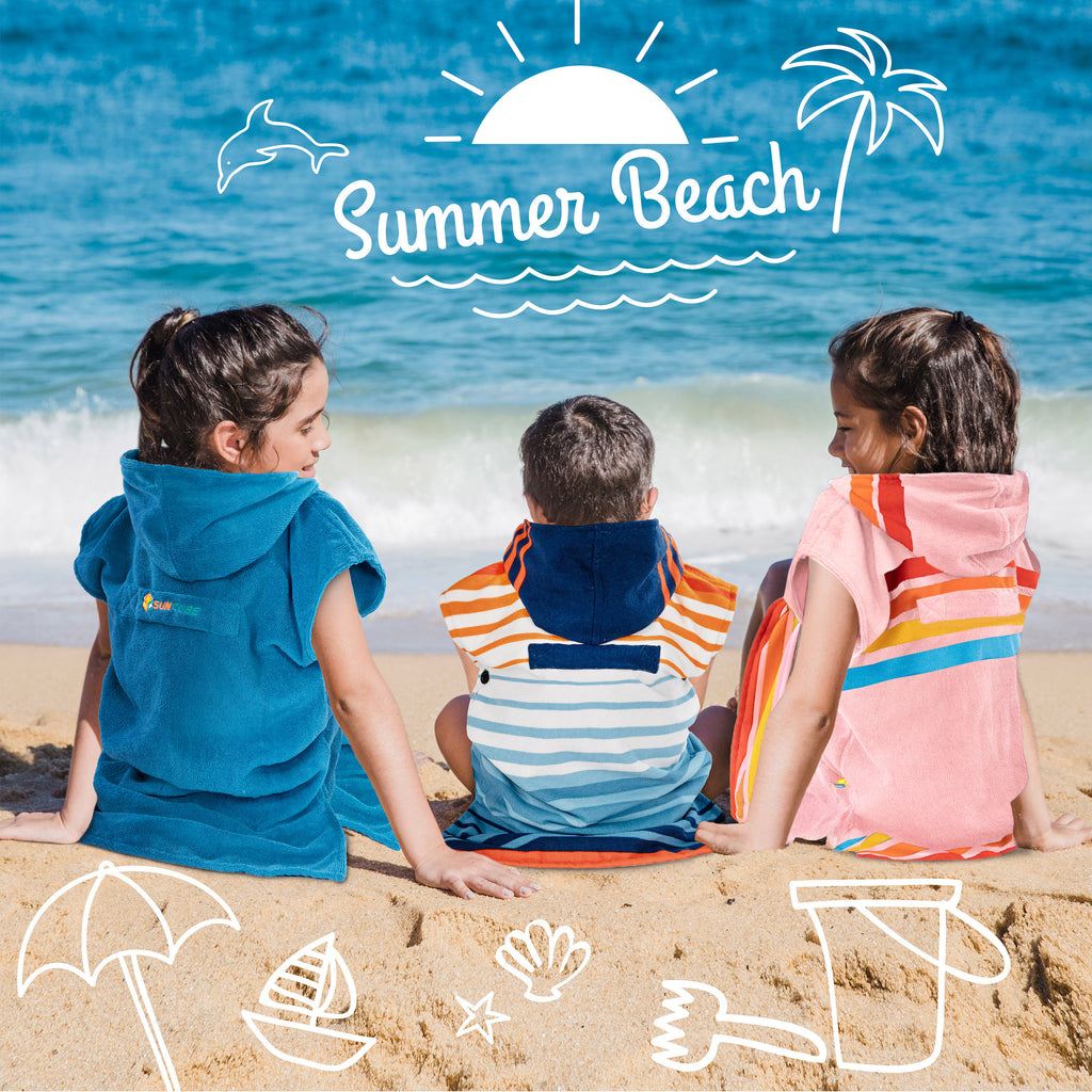 Surf Poncho Changing Robe with Hood - Kids / Teen