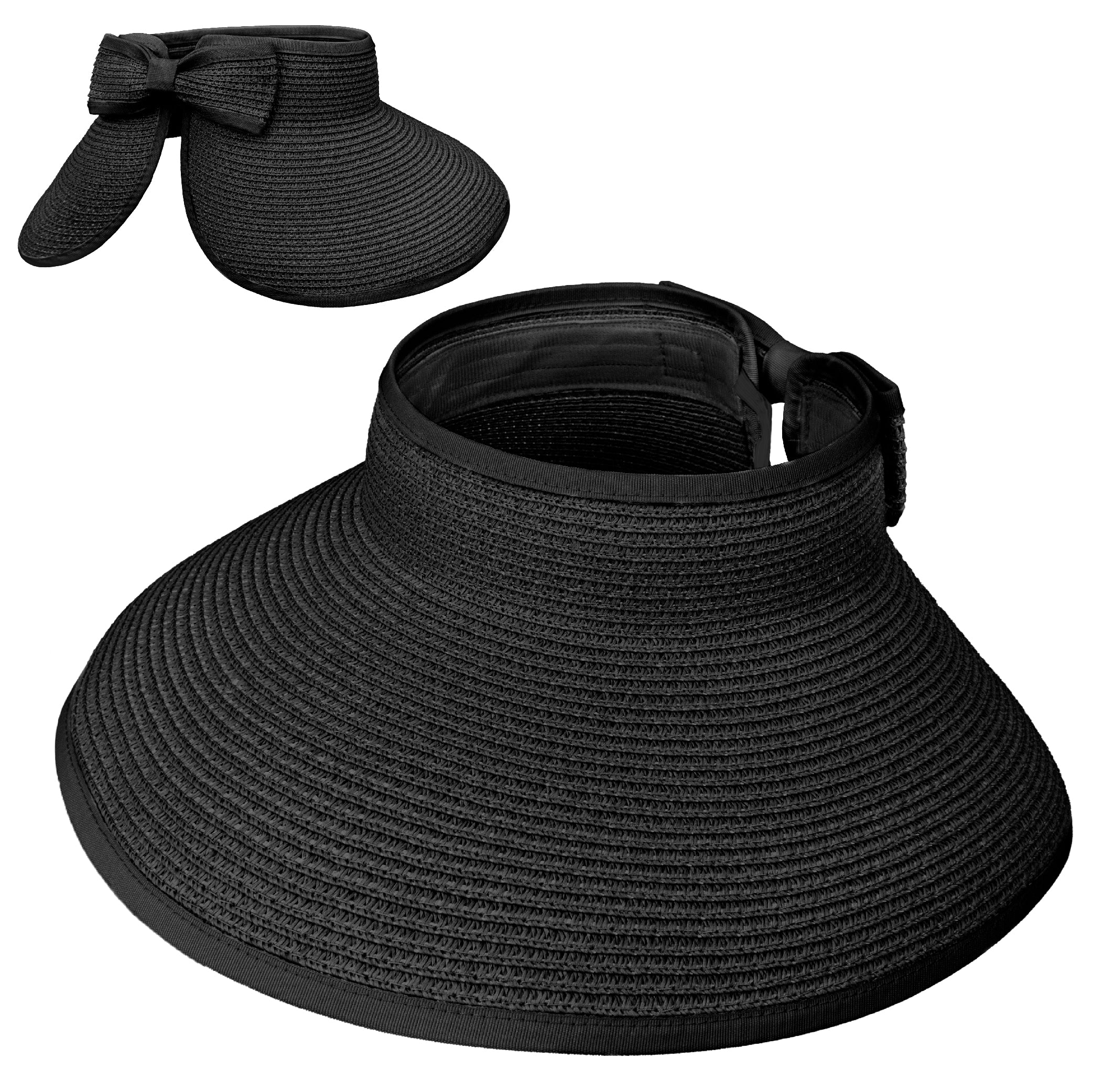 Women Wide Brim Sun Visor Hat