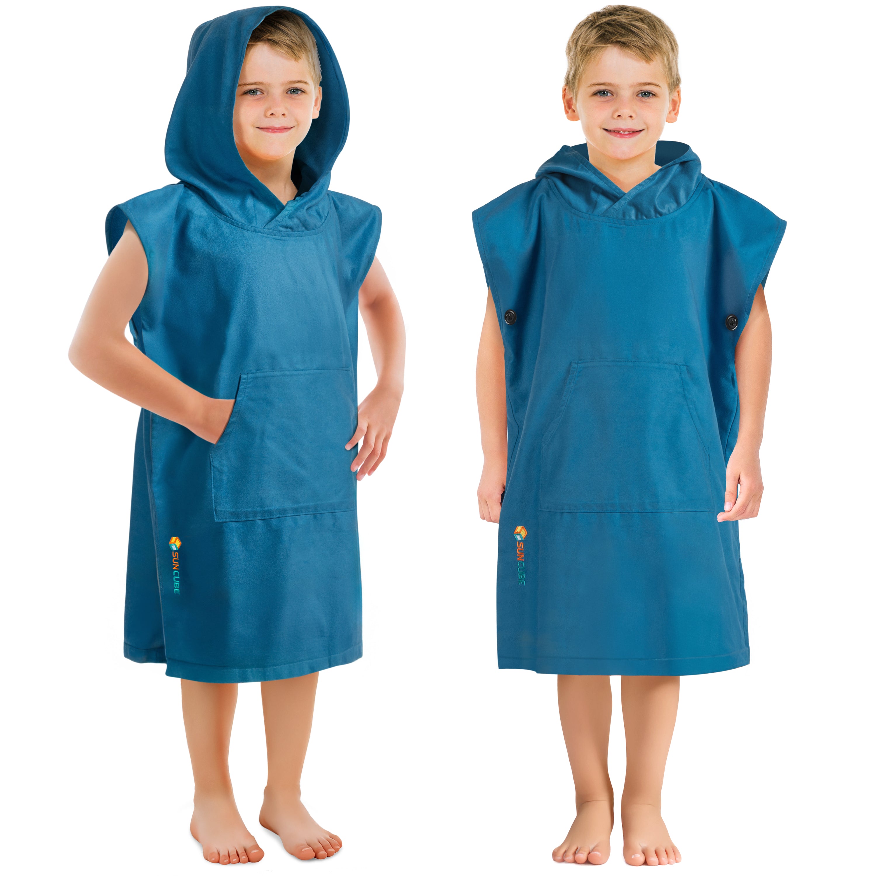 Surf Poncho Changing Robe with Hood, Microfiber - Kids / Teen
