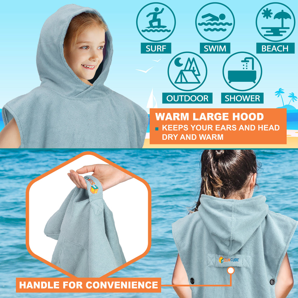 Surf Poncho Changing Robe with Hood - Kids / Teen
