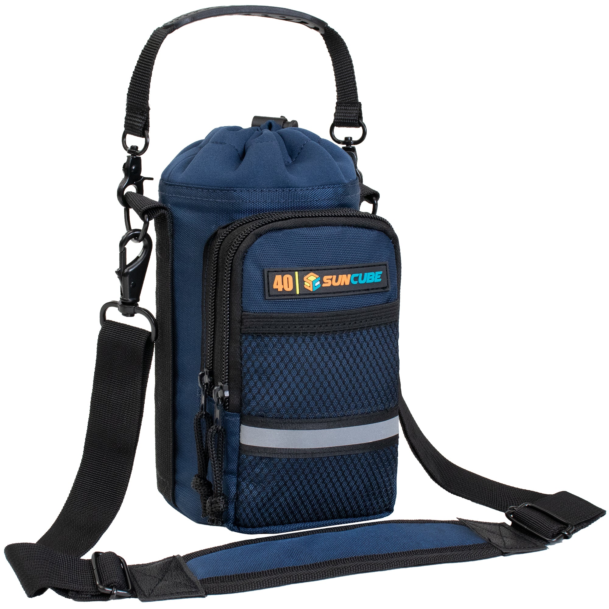 Insulated Water Bottle Carrier with Strap