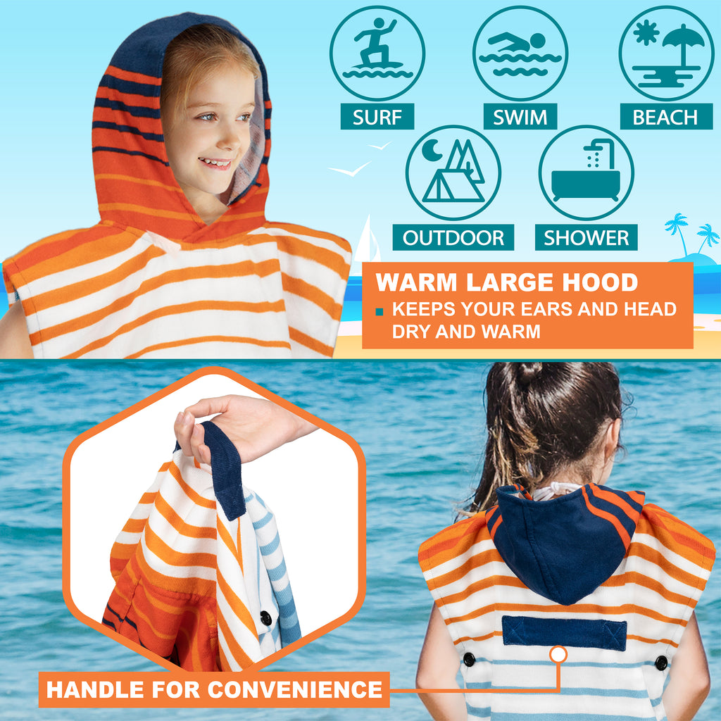 Surf Poncho Changing Robe with Hood - Kids / Teen