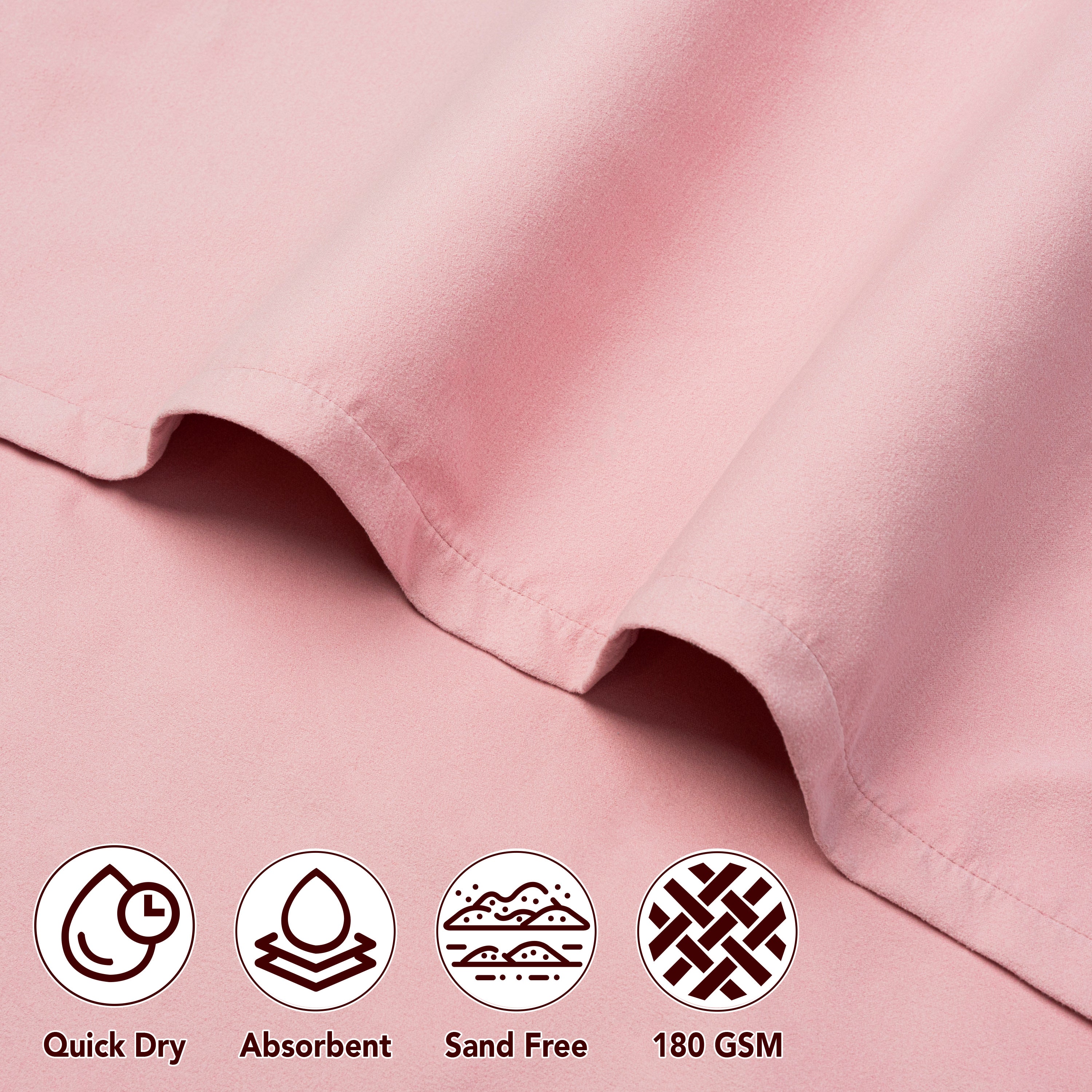 Surf Poncho Changing Robe with Hood, Microfiber - Adults