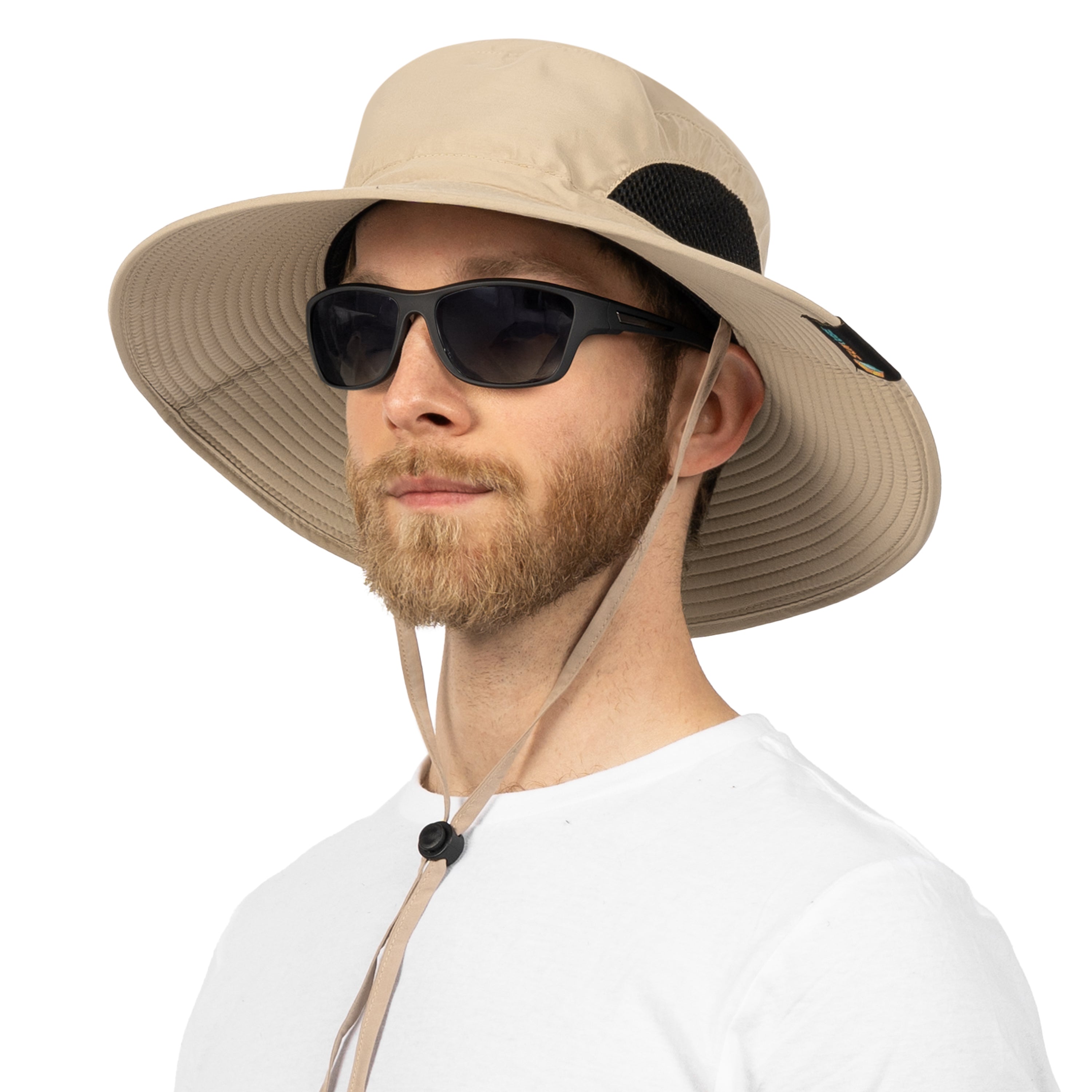 Unisex Wide Brim Sun Hat with Side Vent