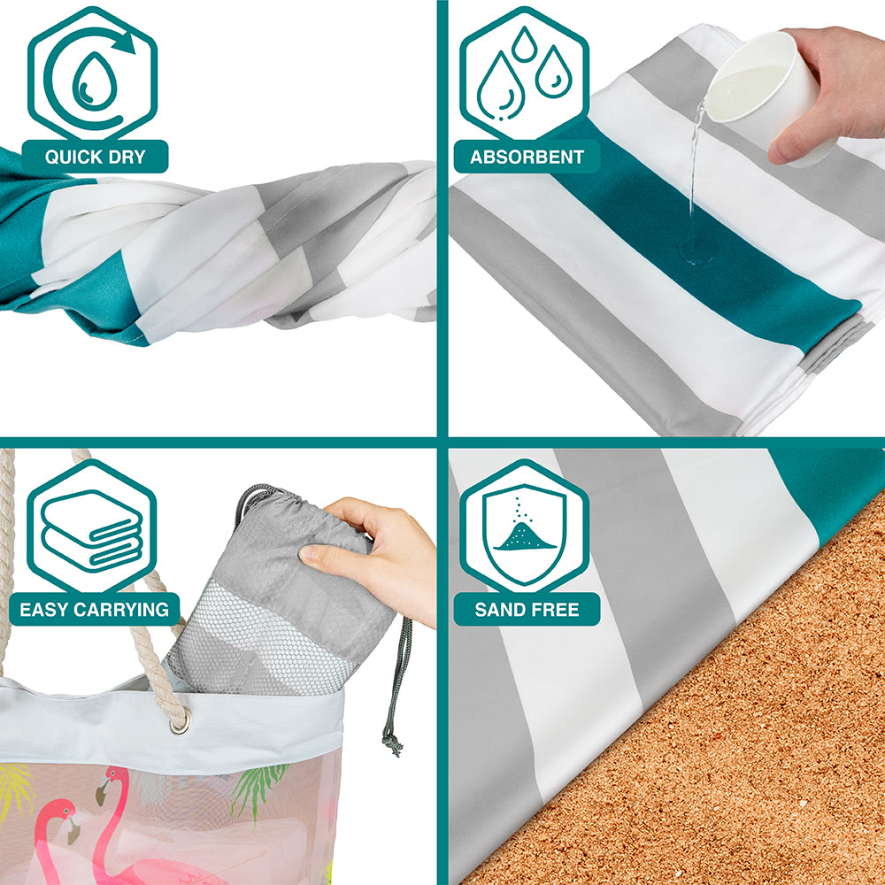 Quick Dry Sand Free Beach Towel