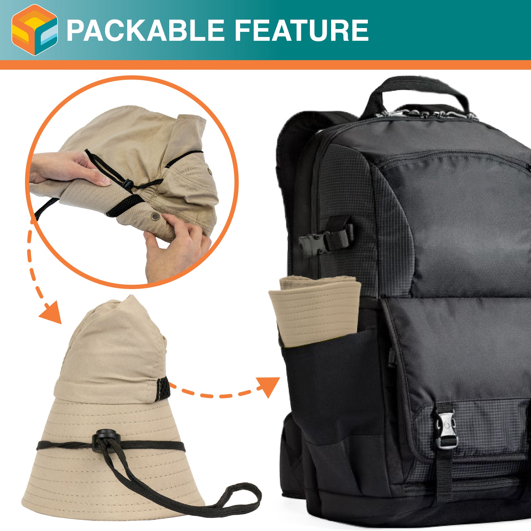 Unisex Sun Hat with Neck Flap Cover