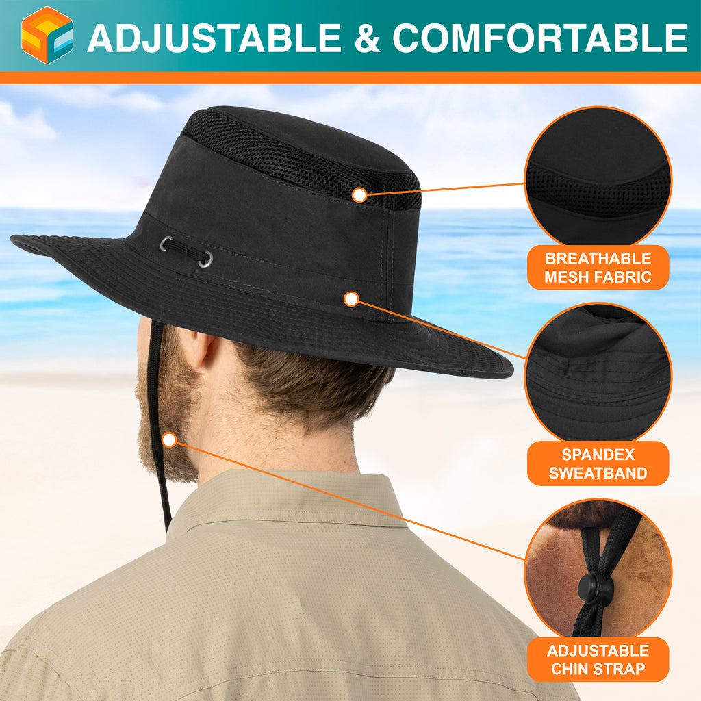 Unisex Wide Brim Safari Sun Hat