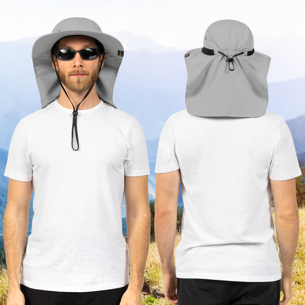Unisex Sun Hat with Neck Flap Cover