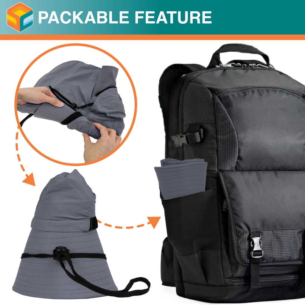 Unisex Sun Hat with Neck Flap Cover