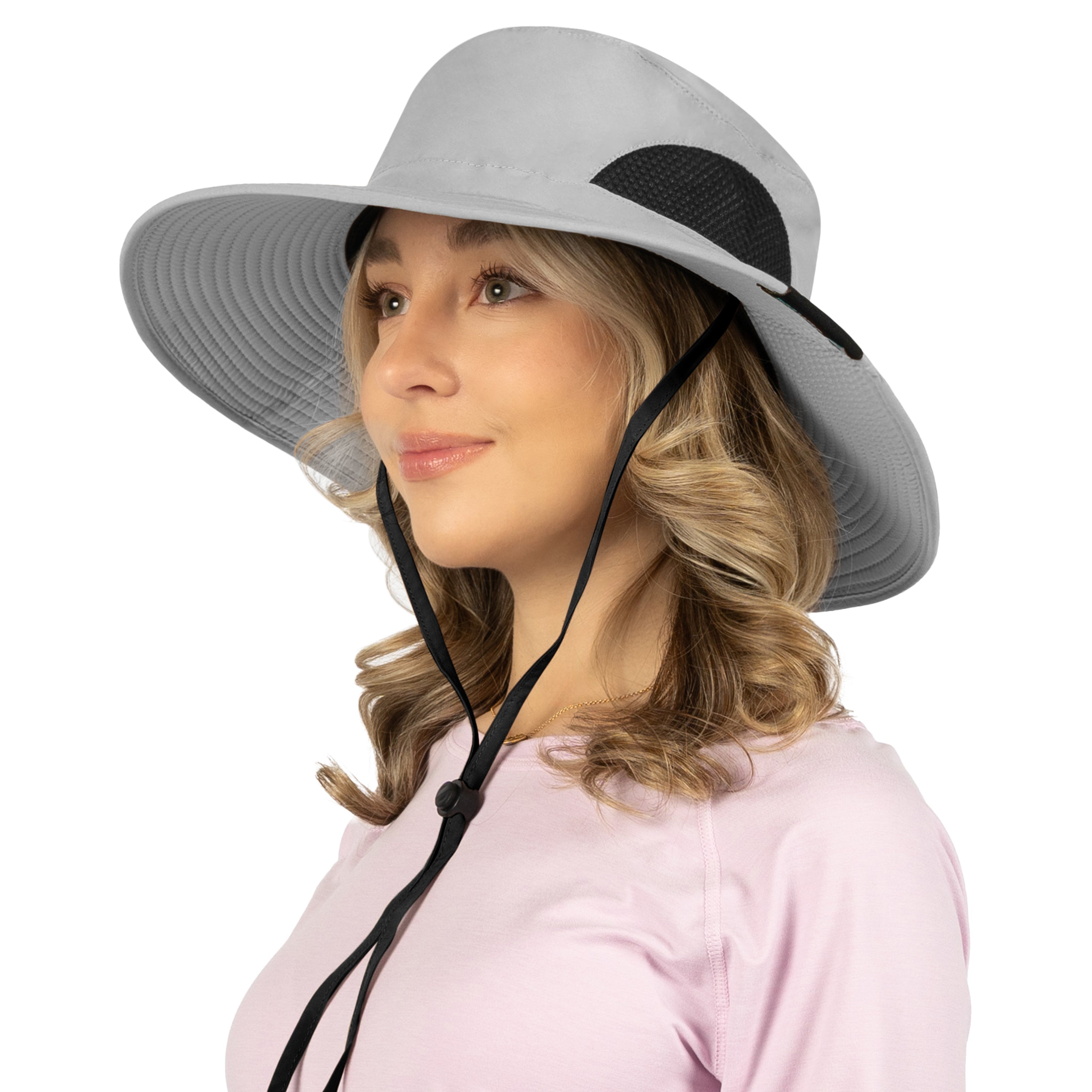 Unisex Wide Brim Sun Hat with Side Vent