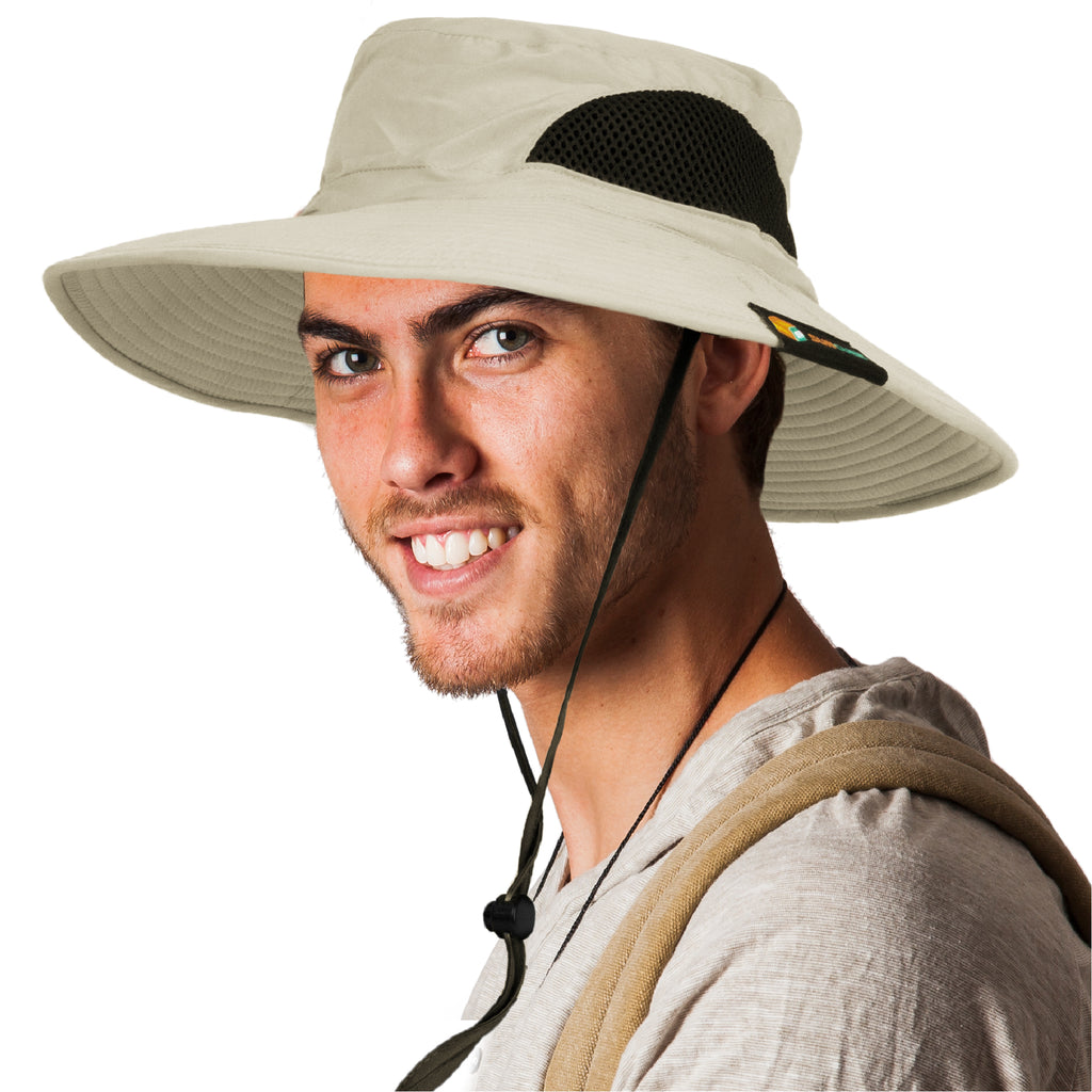 Unisex Wide Brim Sun Hat with Side Vent