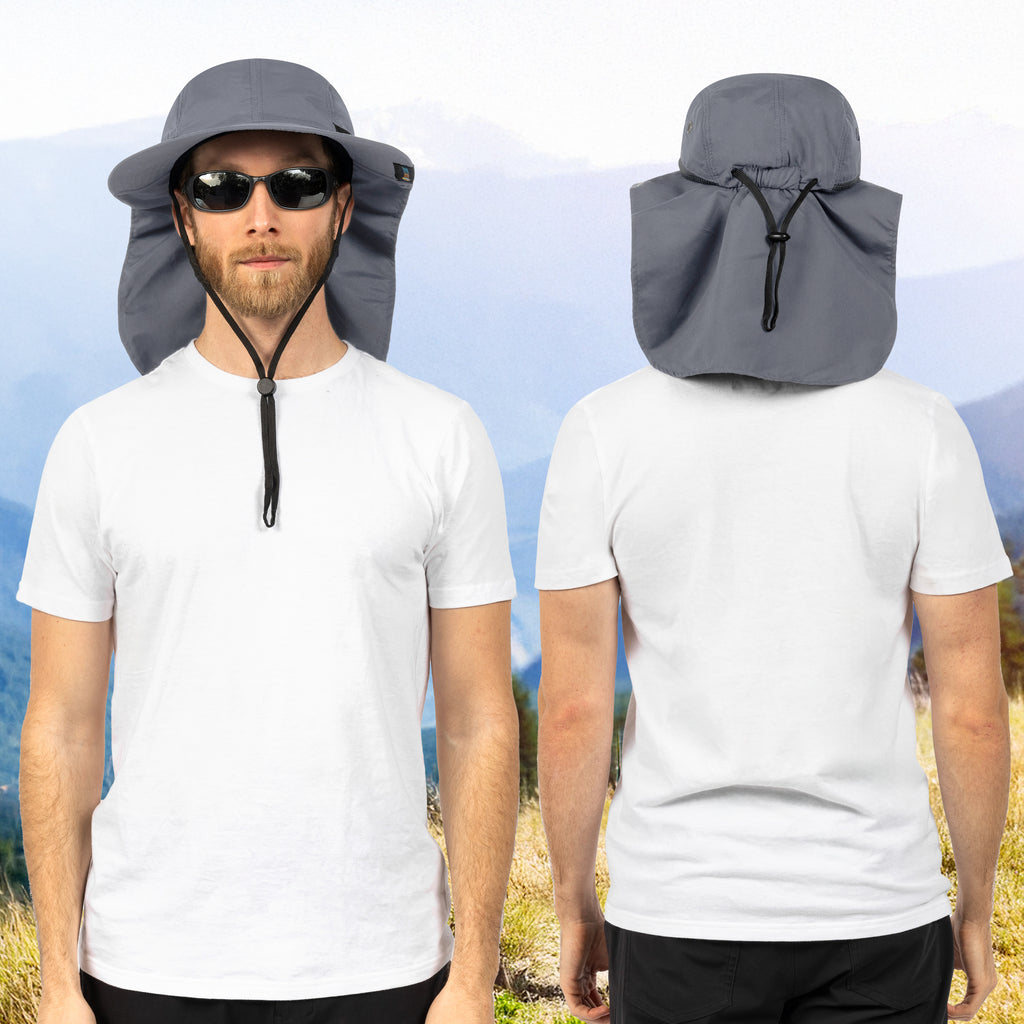 Unisex Sun Hat with Neck Flap Cover