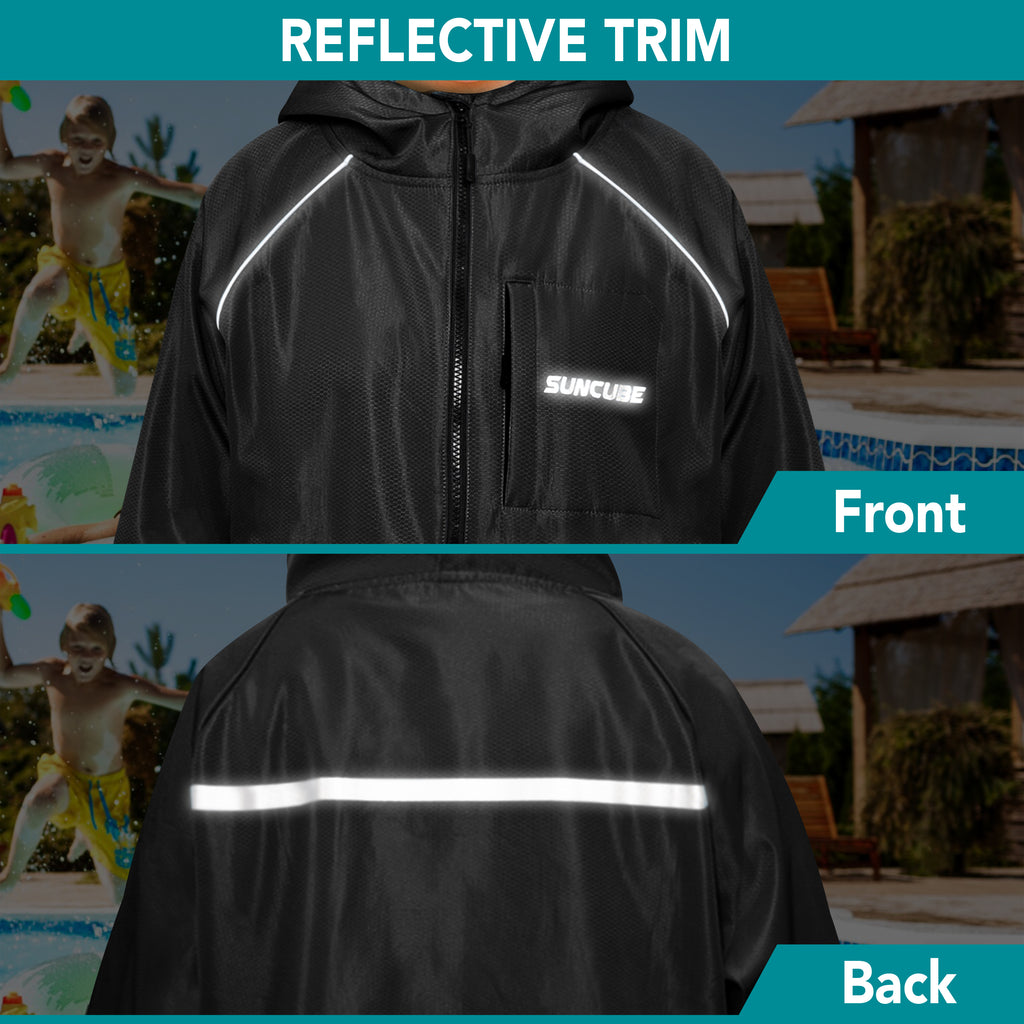 Unisex Hooded Swim Parka - Fleece, Kids / Teen