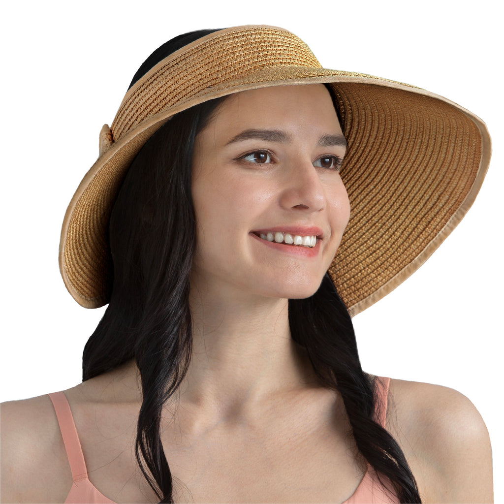 Women Wide Brim Sun Visor Hat