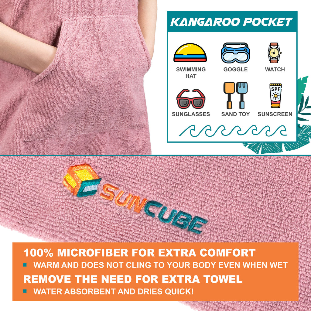 Surf Poncho Changing Robe with Hood - Kids / Teen
