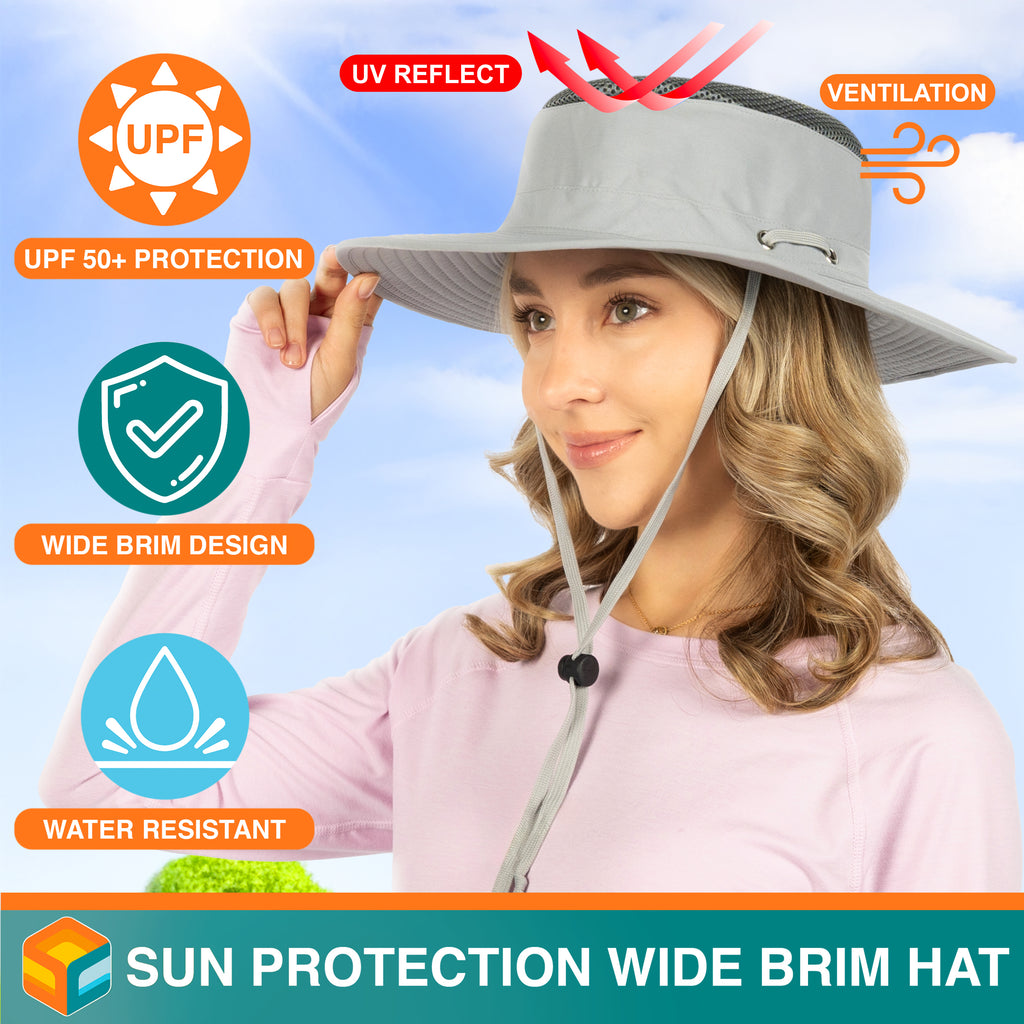 Unisex Wide Brim Safari Sun Hat