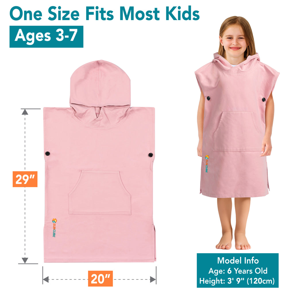 Surf Poncho Changing Robe with Hood, Microfiber - Kids / Teen
